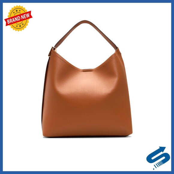 Large Synthetic Hobo Satchel Bag with One Compartment for Essentials